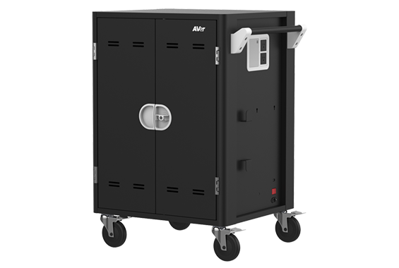 AVer C36i+ 36 Device Intelligent Charging Cart - front view