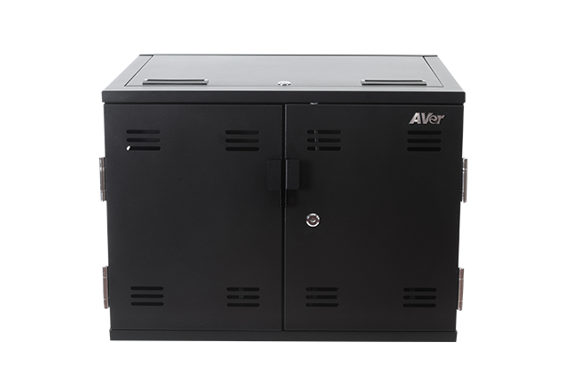 AVer X12 12 Device Charging Cabinet - front view