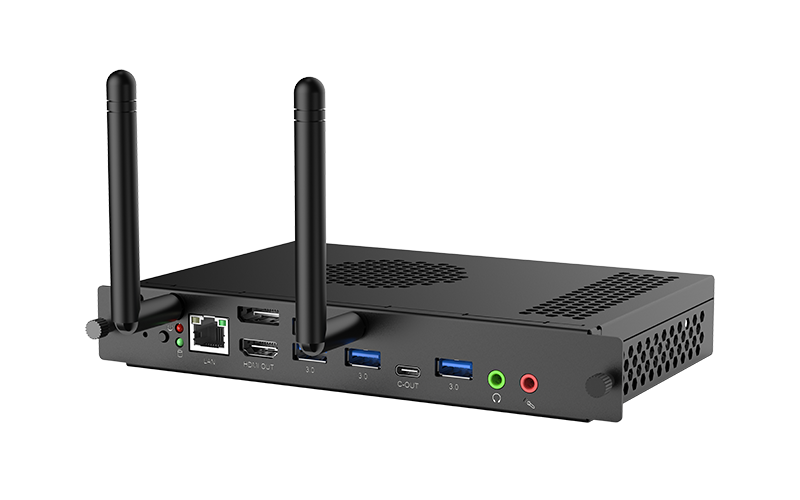 Avocor AVC-OPSi5-G12 OPS slot-in PC with 12th Gen Intel Core i5 and Windows 11 Pro - front view