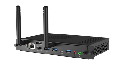 Avocor AVC-OPSi5-G13 OPS slot-in PC with 13th Gen Intel Core i5 and Windows 11 Pro - angled view