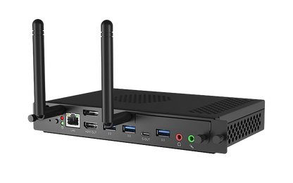 Avocor AVC-OPSi7-G12 OPS slot-in PC with 12th Gen Intel Core i7 and Windows 11 Pro - angled view