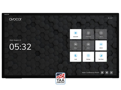 Avocor AVH-7520 75-inch 4K interactive display with PCAP touch - view 3