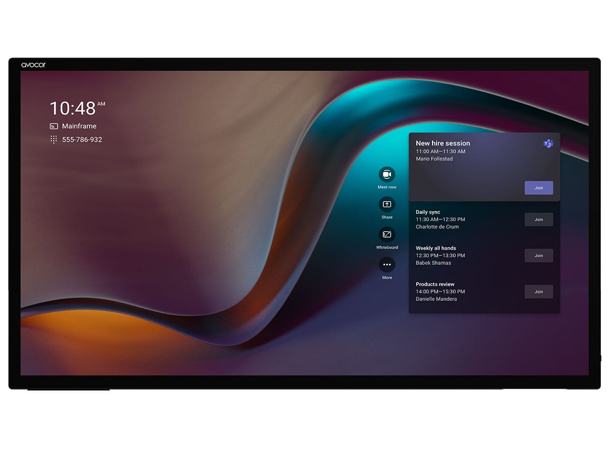 Avocor AVH-8620 86-inch 4K interactive display with PCAP touch - view 4