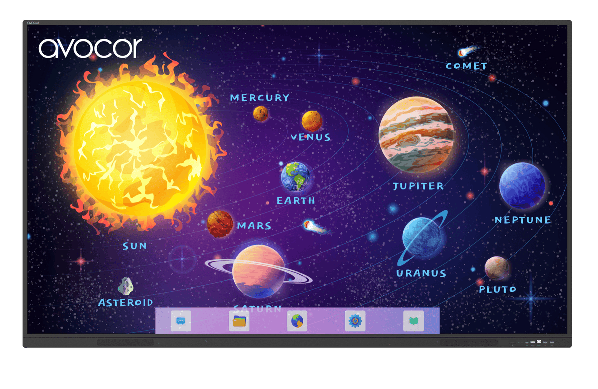Avocor AVS-7510E 75-inch 4K Google EDLA interactive display for education - view 2