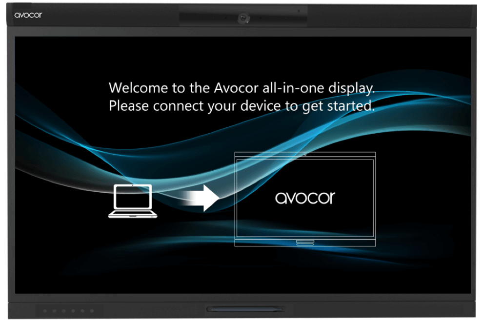 Avocor AVW-5555 55-inch 4K all-in-one interactive display with InGlass touch and built-in camera - view 3