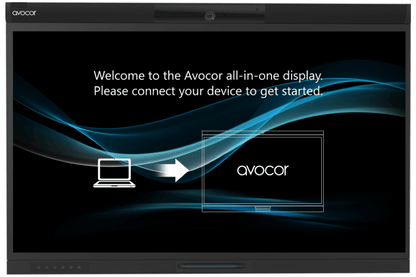 Avocor AVW-5555 55-inch 4K all-in-one interactive display with InGlass touch and built-in camera - view 3