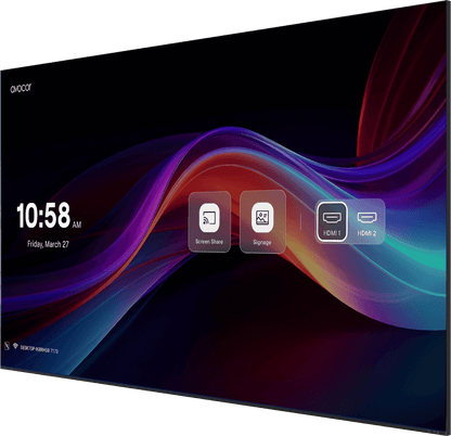 Avocor AVX-1620 162-inch all-in-one direct-view LED display - angled view