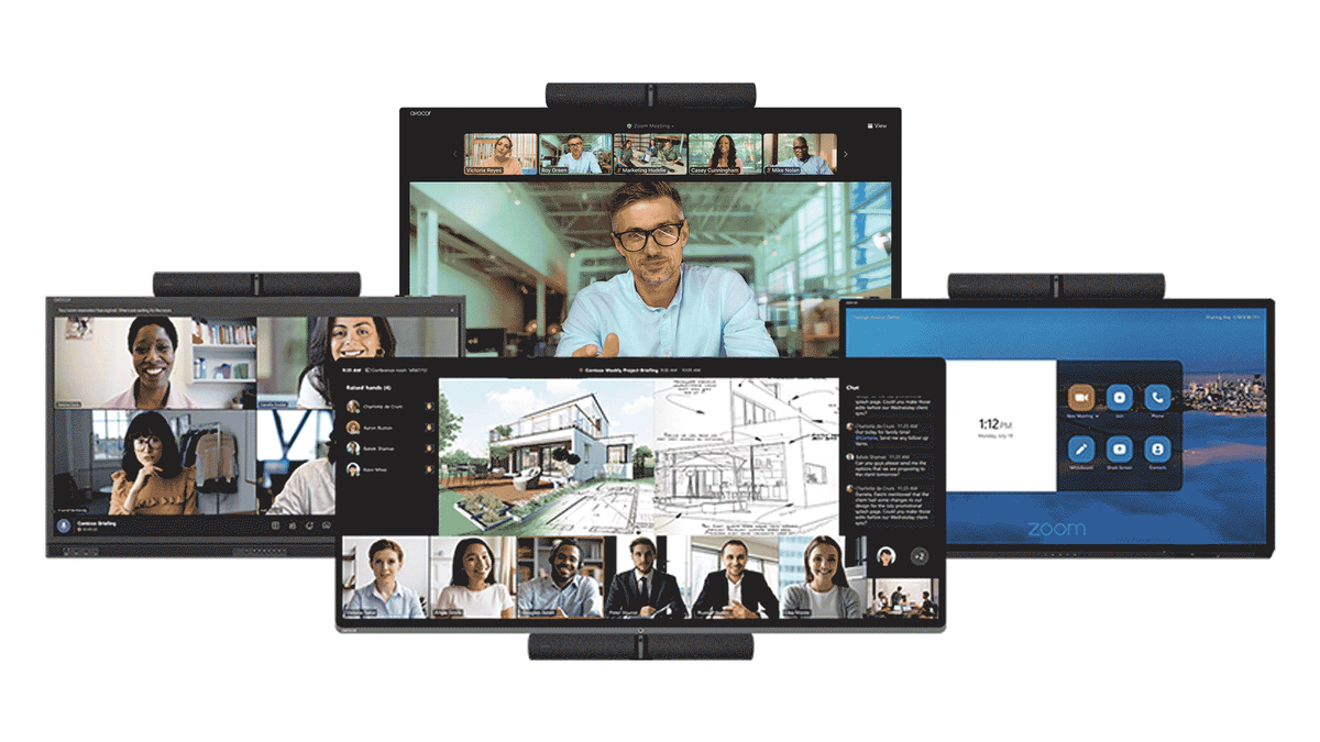 Avocor CollabTouch Jabra modular meeting room solution with a Jabra PanaCast 50 - view 2