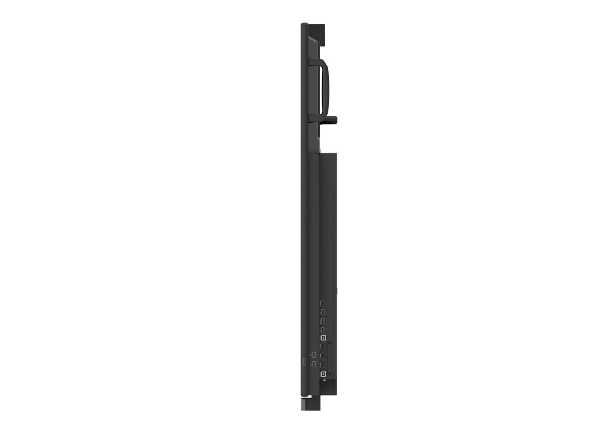 BenQ CP6501K: 65 Inch 4K UHD Interactive Flat Panel (DuoBoard) - side profile view