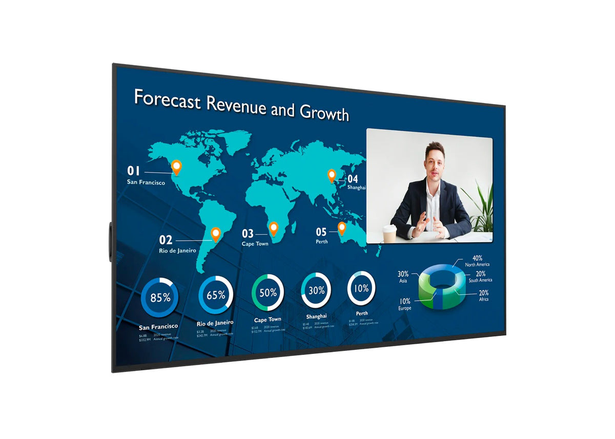 BenQ CS8601: 86 Inch 4K Corporate Smart Signage Display - front view (1 of 3)