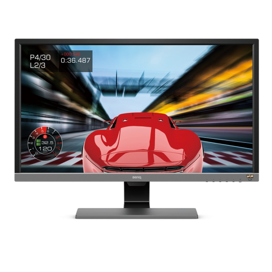 BenQ EL2870U: 28 Inch 4K HDR 1ms Eye Care Gaming Monitor - front view (1 of 2)