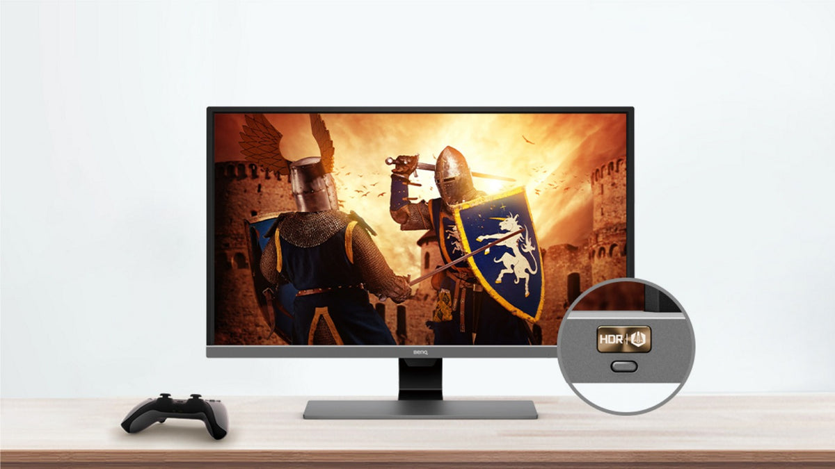 BenQ EW3270U: 31.5 Inch 4K HDR Gaming Monitor with Eye Care Technology - in-use view (2 of 2)