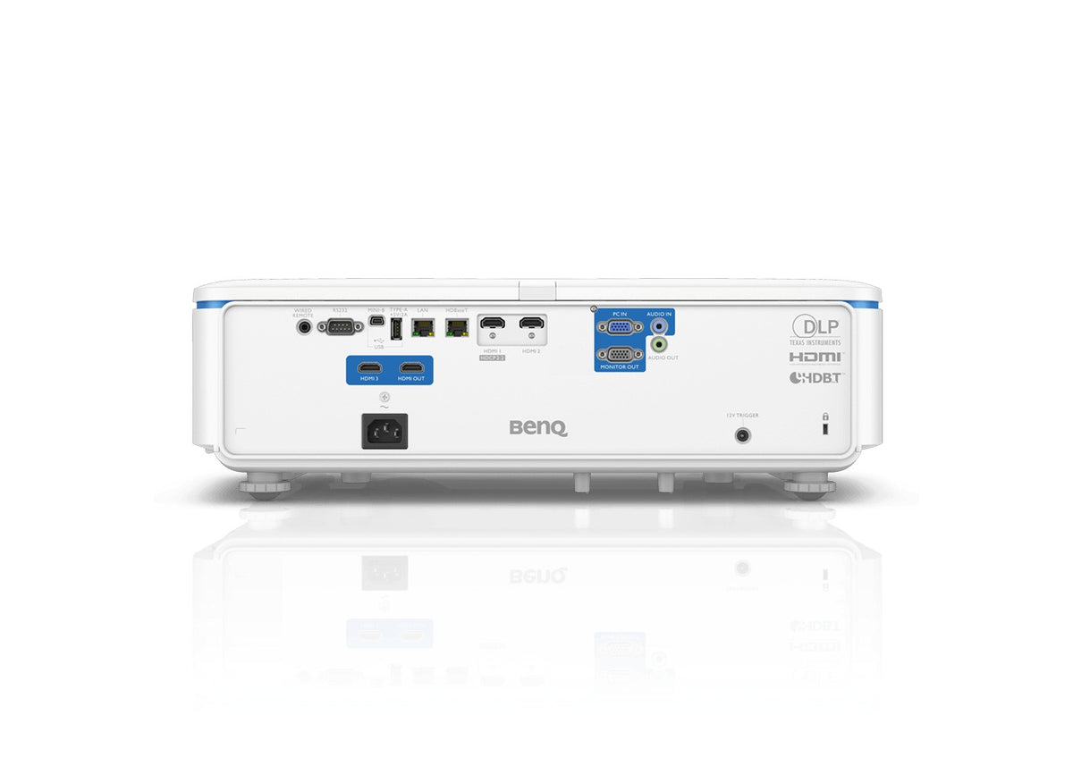 BenQ LK952: 5,000 Lumens 4K UHD Laser Projector - rear view