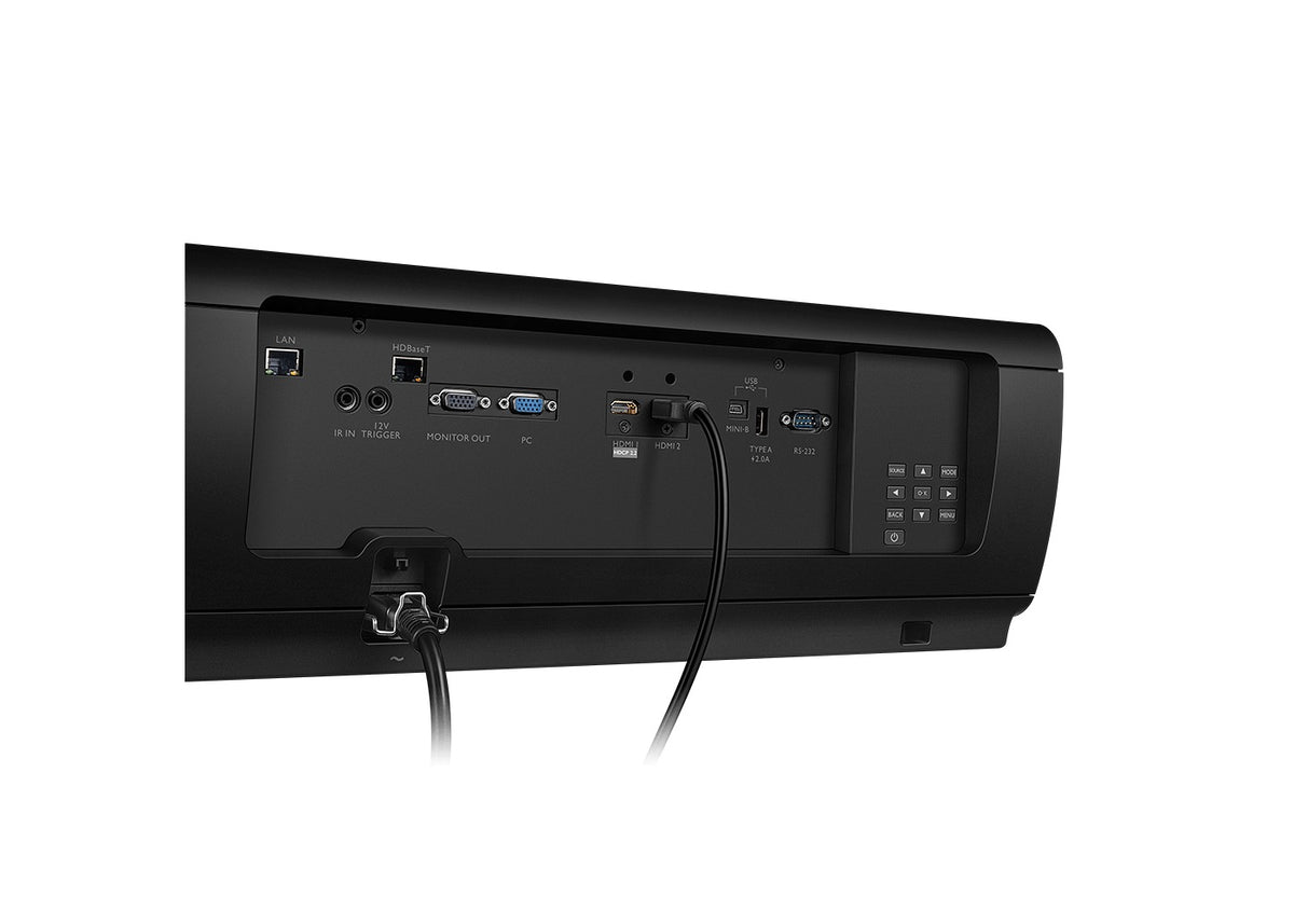 BenQ LK970: 5,000 Lumens 4K UHD Laser Projector - rear view (1 of 2)