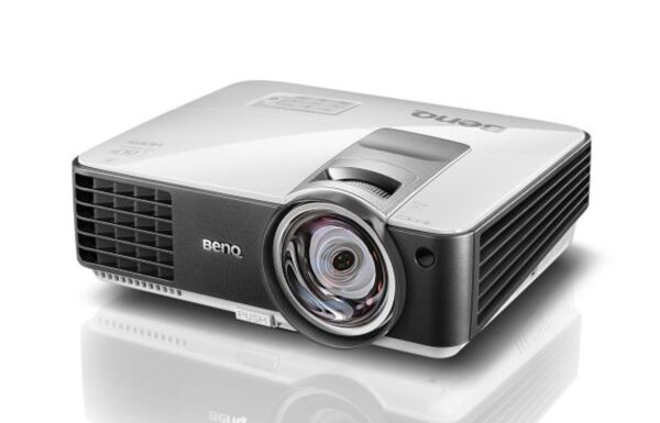 BenQ MW824ST: 3,200 Lumens WXGA Short Throw Projector - angled view (1 of 2)