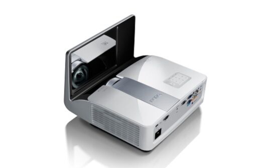 BenQ MW851UST: 2,500 Lumens WXGA Ultra Short Throw Projector - angled view (2 of 2)