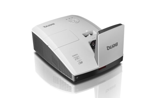 BenQ MW853UST: 3,200 Lumens WXGA Ultra Short Throw Projector - angled view (1 of 2)