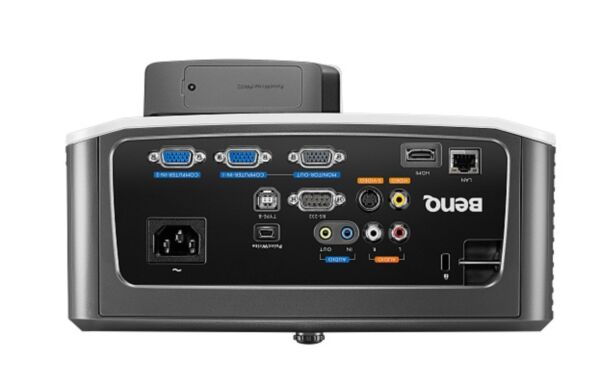 BenQ MW853UST: 3,200 Lumens WXGA Ultra Short Throw Projector - rear view