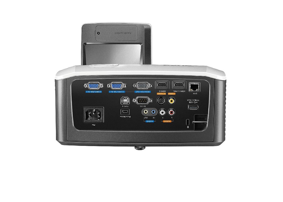 BenQ MW855UST+: 3,500 Lumens WXGA Ultra Short Throw Interactive Projector - rear view