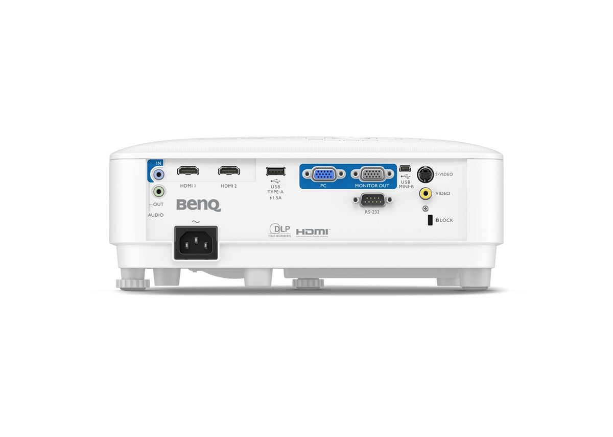 BenQ MX560: 4,000 Lumens XGA Projector - rear view