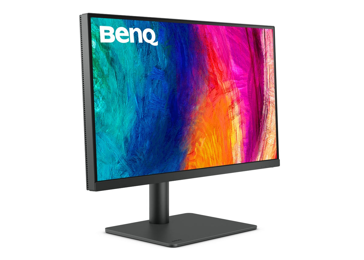 BenQ PD2705U: 27 Inch DesignVue 4K UHD sRGB HDR10 USB-C Designer LED Monitor - front view (1 of 2)