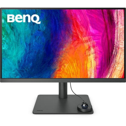 BenQ PD2705U: 27 Inch DesignVue 4K UHD sRGB HDR10 USB-C Designer LED Monitor - with accessories