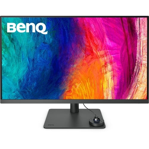 BenQ PD3205U: 32 Inch DesignVue 4K UHD sRGB HDR10 USB-C Designer LED Monitor - with accessories
