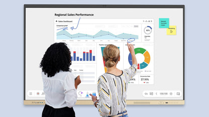 BenQ RE6504FV: 65 Inch 4K UHD Interactive Flat Panel (Board Essential) - in-use view
