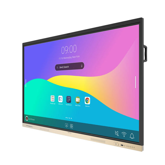 BenQ RE7504FV: 75 Inch 4K UHD Interactive Flat Panel (Board Essential) - front view