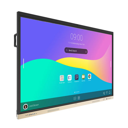 BenQ RE9804FV: 98 Inch 4K UHD Interactive Flat Panel (Board Essential) - angled view (2 of 2)