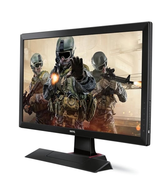 BenQ RL2455HM: 24 Inch Full HD Gaming Monitor - angled view (1 of 2)