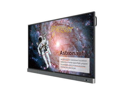 BenQ RM7502K: 75 Inch 4K UHD Interactive Flat Panel (Board Master) - angled view (1 of 3)