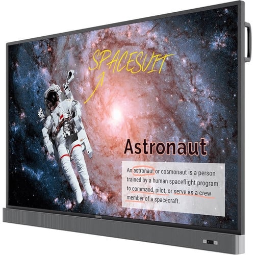 BenQ RM7502K: 75 Inch 4K UHD Interactive Flat Panel (Board Master) - angled view (3 of 3)