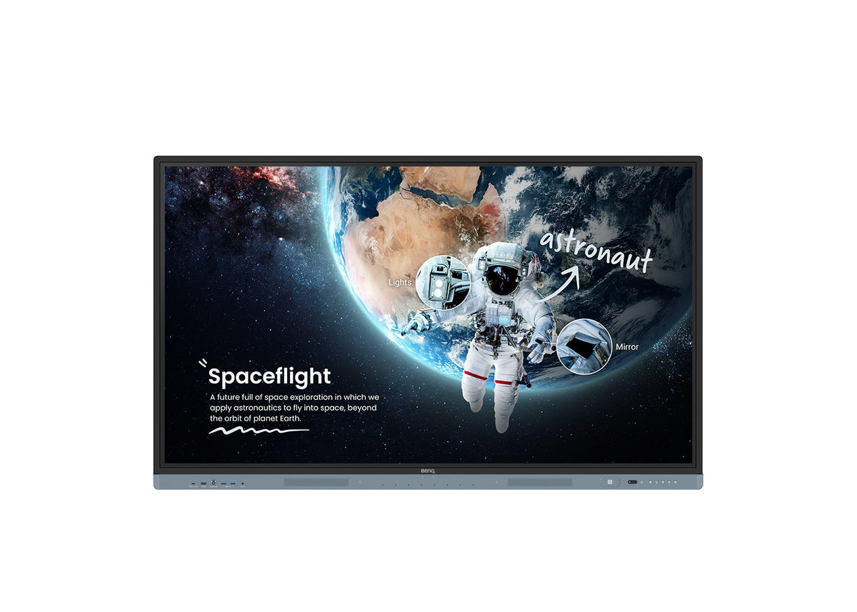 BenQ RM8604: 86 Inch 4K UHD Interactive Flat Panel (Board Master) - angled view (2 of 3)