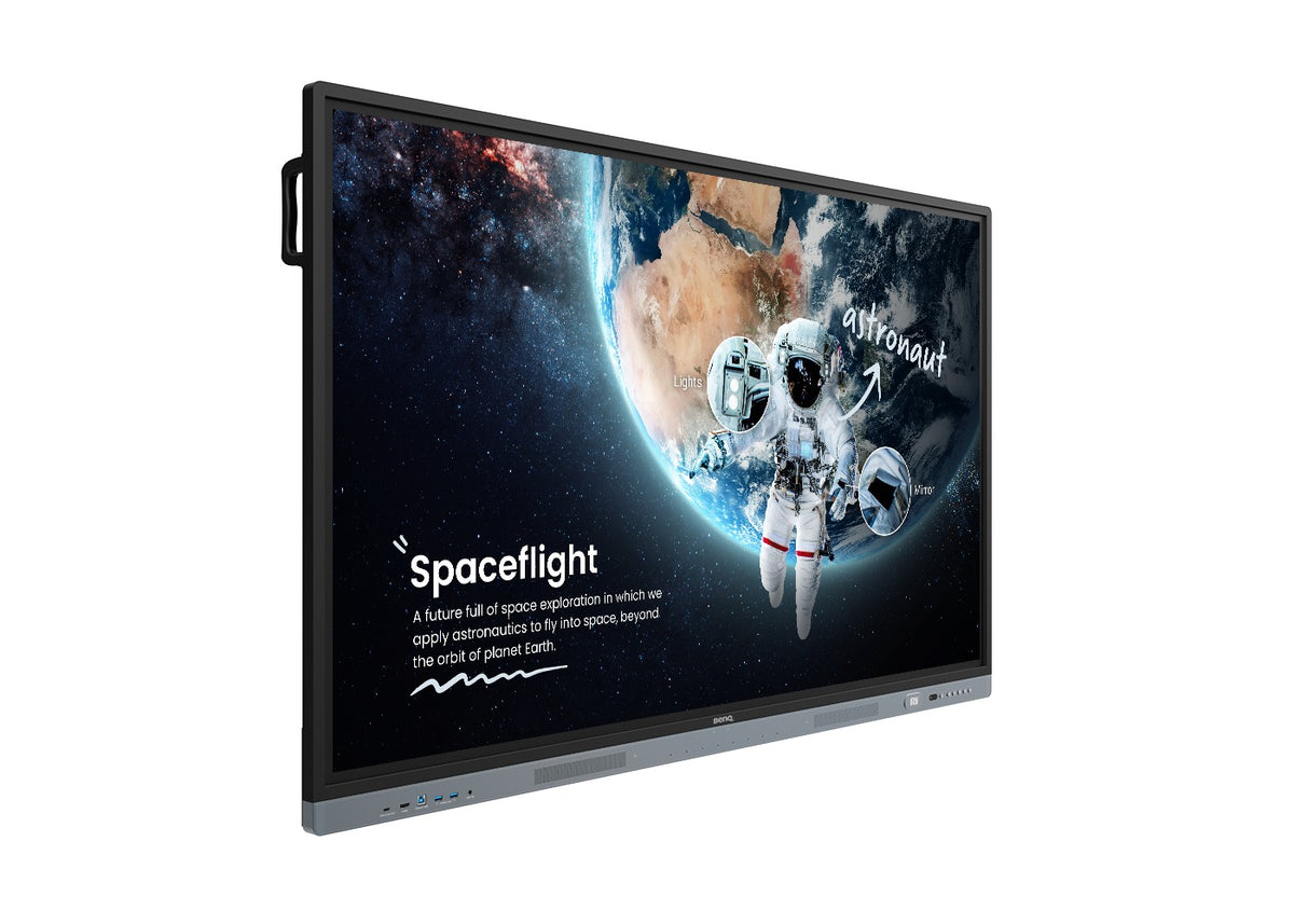 BenQ RM8604: 86 Inch 4K UHD Interactive Flat Panel (Board Master) - angled view (3 of 3)