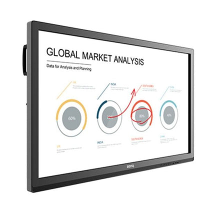 BenQ RP552H: 55 Inch Full HD Interactive Flat Panel (Board Pro) - angled view (2 of 2)