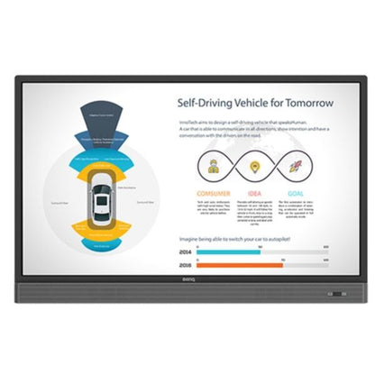 BenQ RP553K: 55 Inch 4K UHD Interactive Flat Panel (Board Pro) - front view
