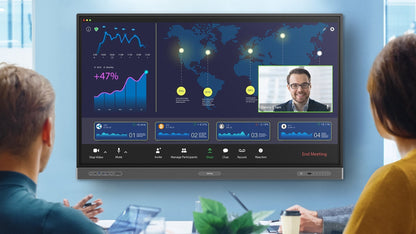 BenQ RP6503: 65 Inch 4K UHD Interactive Flat Panel (Board Pro) - in-use view