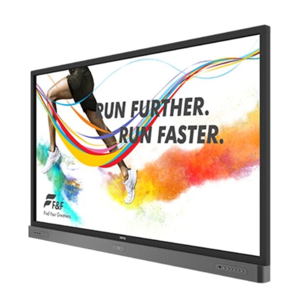 BenQ RP860K: 86 Inch 4K UHD Interactive Flat Panel (Board Pro) - angled view (1 of 2)