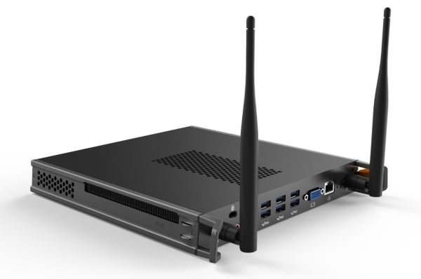 BenQ S400: OPS Slot-in PC (Intel Core i5, 8GB RAM, 128GB SSD) - angled view
