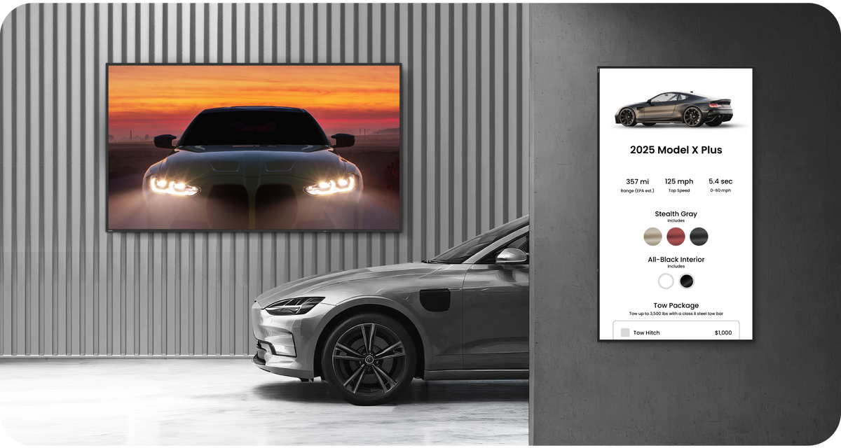 BenQ SH5504: 55 Inch 4K Pantone Validated Pro Smart Signage Display - in-use view