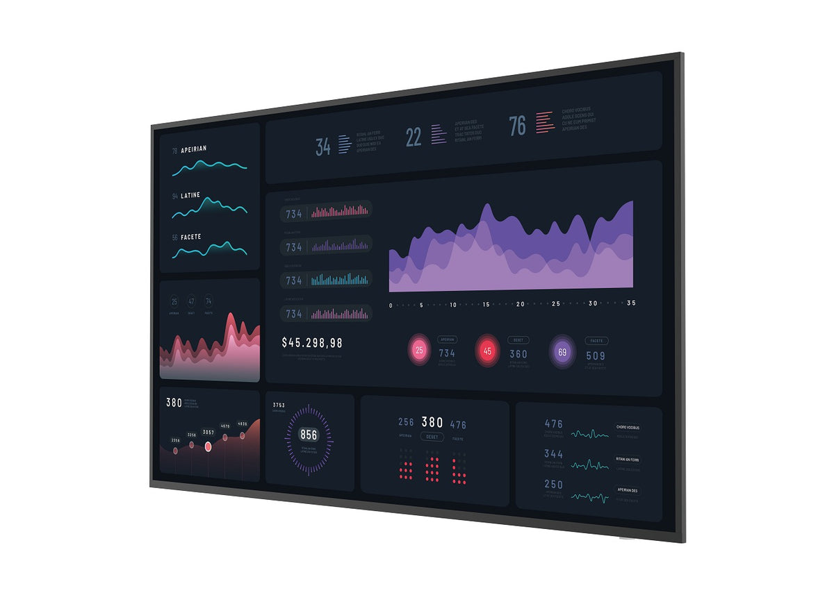 BenQ ST7502: 75 Inch 4K Smart Signage Display - angled view (2 of 4)