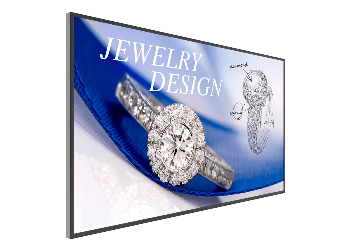 BenQ ST7502: 75 Inch 4K Smart Signage Display - angled view (4 of 4)