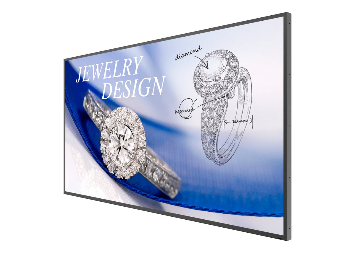 BenQ ST8602: 86 Inch 4K Smart Signage Display - angled view (1 of 2)