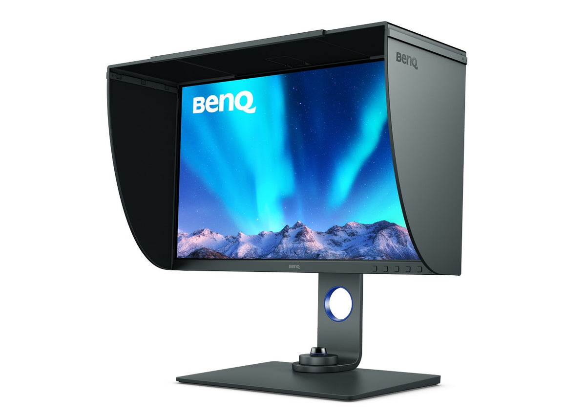 BenQ SW270C: 27 inch 2K Adobe RGB PhotoVue USB-C Photographer Monitor - front view (1 of 2)
