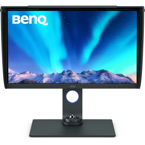 BenQ SW270C: 27 inch 2K Adobe RGB PhotoVue USB-C Photographer Monitor - front view (2 of 2)