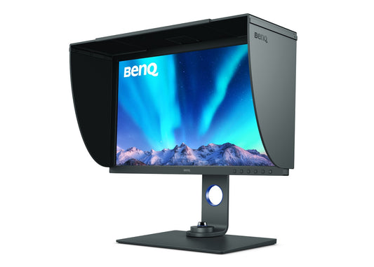 BenQ SW271C: 27 inch 4K Adobe RGB PhotoVue Photographer Monitor - front view (1 of 2)