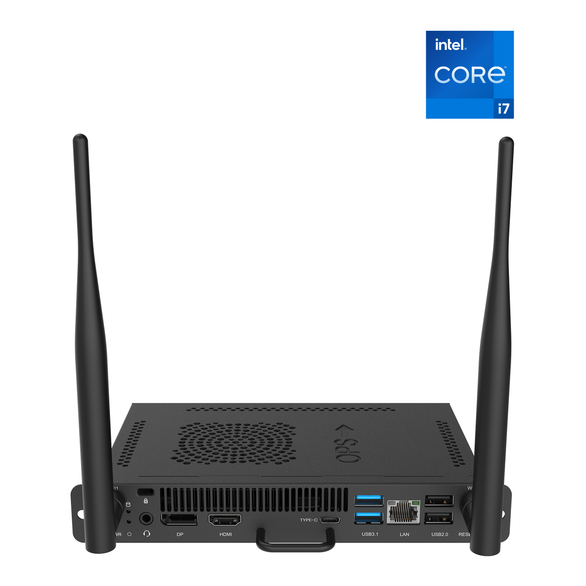 BenQ TEY41-i7: OPS Slot-in PC - front view (2 of 2)