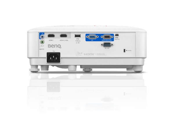 BenQ TH671ST: 3,000 Lumens Full HD Short Throw Gaming Projector - rear view