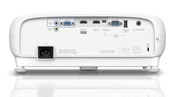 BenQ TK800M: 3,000 Lumens 4K UHD Gaming Projector - rear view